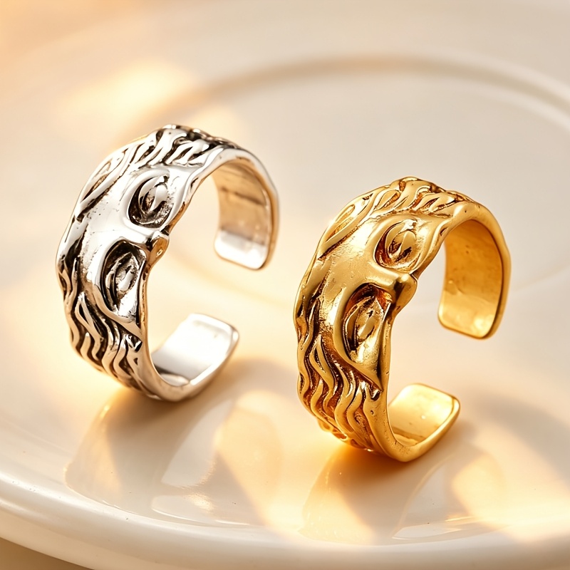 Vintage Fashionable Half-Open Ring for Women